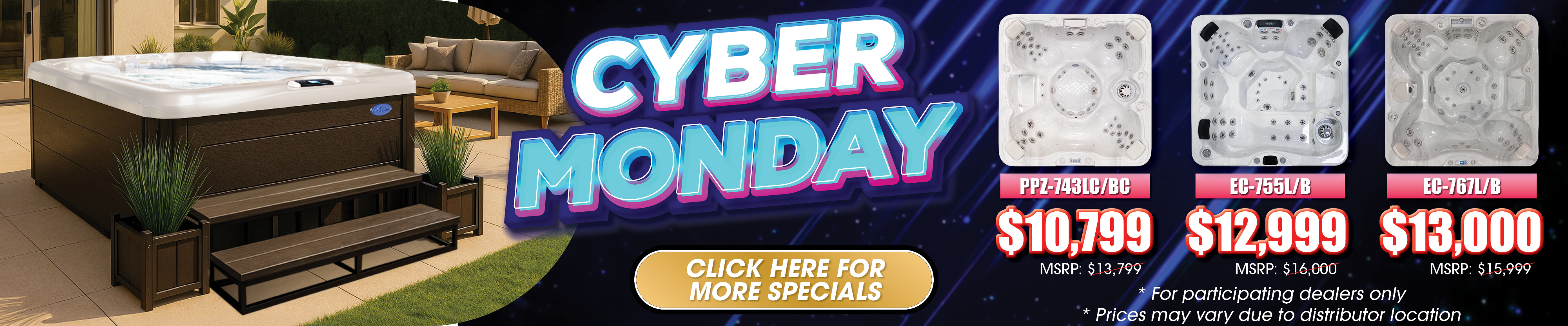 Calspas hot tub being used in a family setting - Gainesville